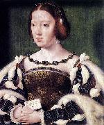 Joos van cleve Portrait of Eleonora oil